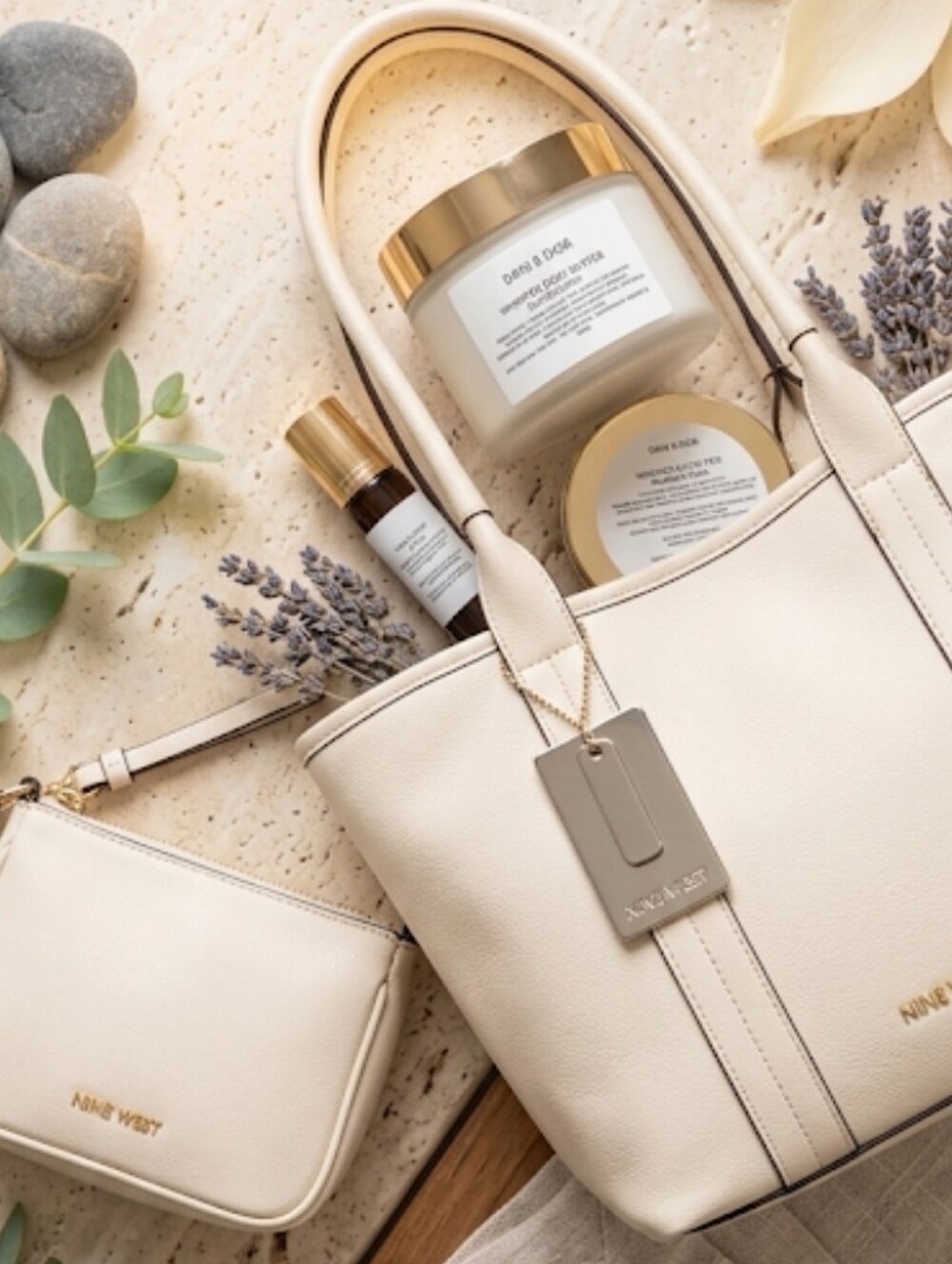Dani & Dior ~ Nine West Tote Bundle. Featuring Dani & Dior Body Butter & Lip Oil